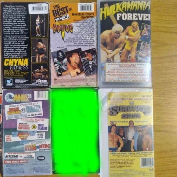 Vintage WWF WCW WWE Wresting VHS Wrestlemania Hulk Hogan Lot (13) - Picture 6 of 6